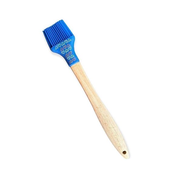 New Silicone Heart Embossed You Lift Me Up Cooking Basting Brush - Picture 1 of 1